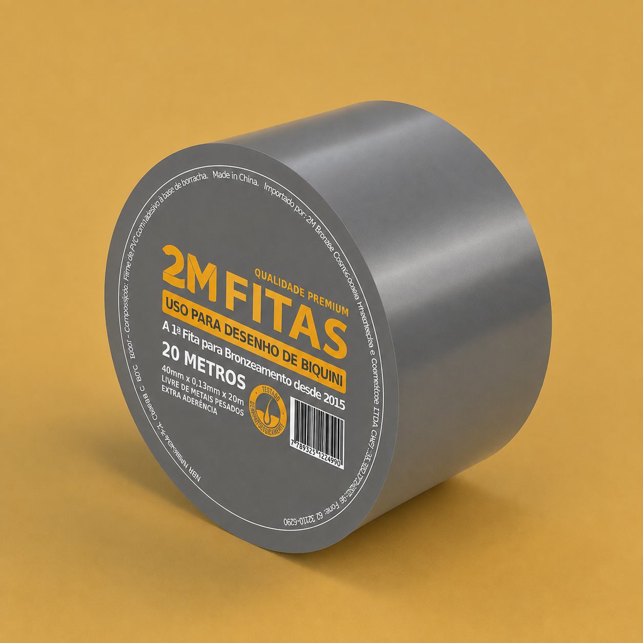 Fita 2M Cinza 40mm