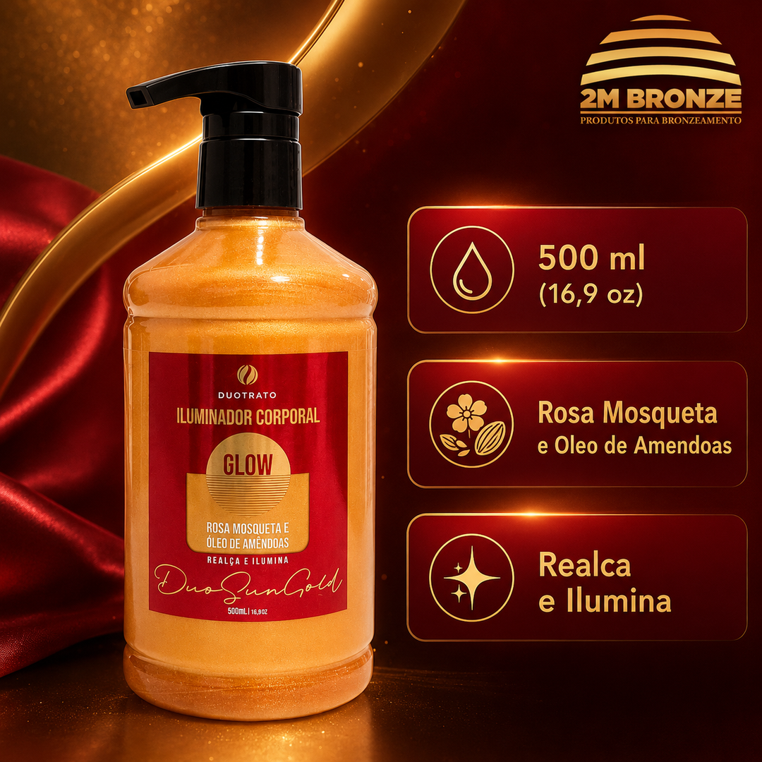 Duotrato Óleo Iluminador Corporal Glow 500ml