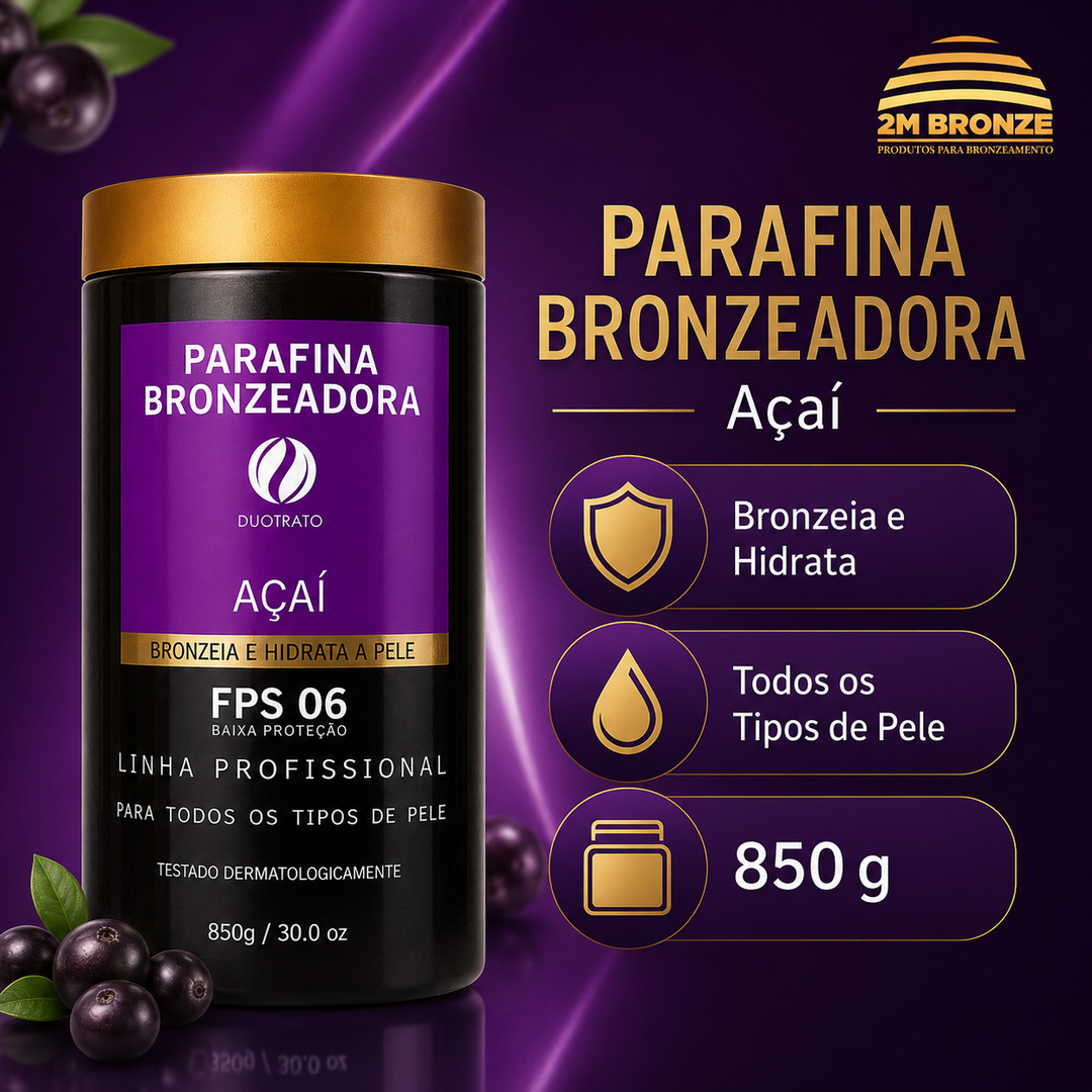 Duotrato Parafina Açaí 830g