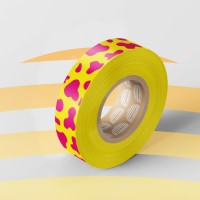 Fita 2M Vaca Yellow Pink