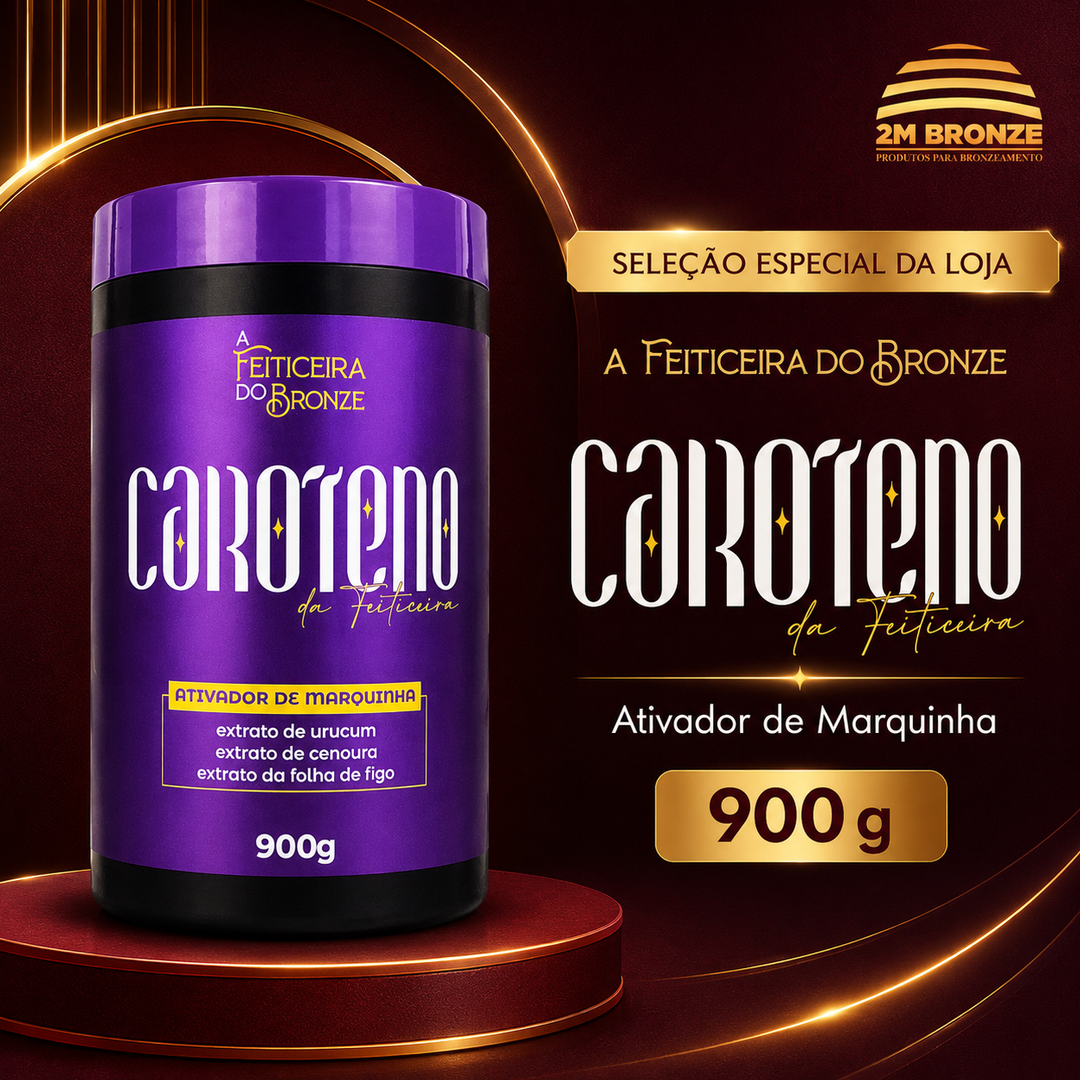 Feiticeira do Bronze Ativador Caroteno Rosa 900g