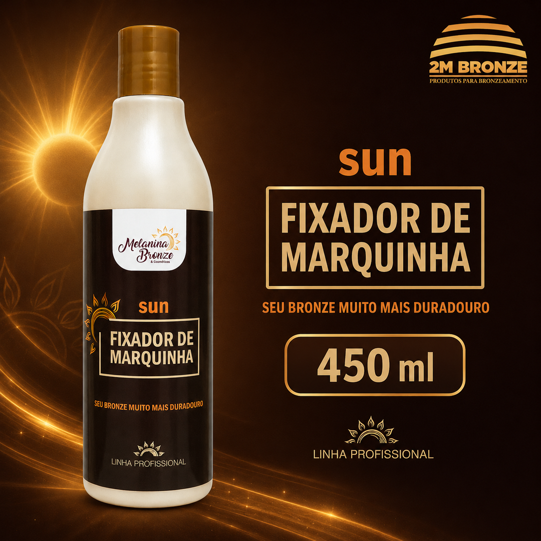 Melanina Bronze Fixador de Marquinha 450ml
