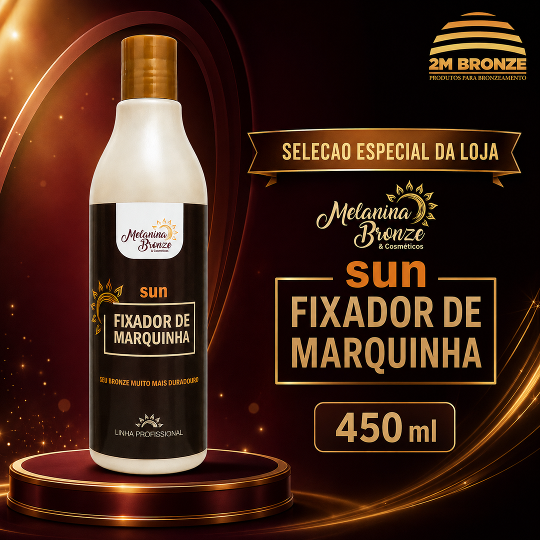 Melanina Bronze Fixador de Marquinha 450ml