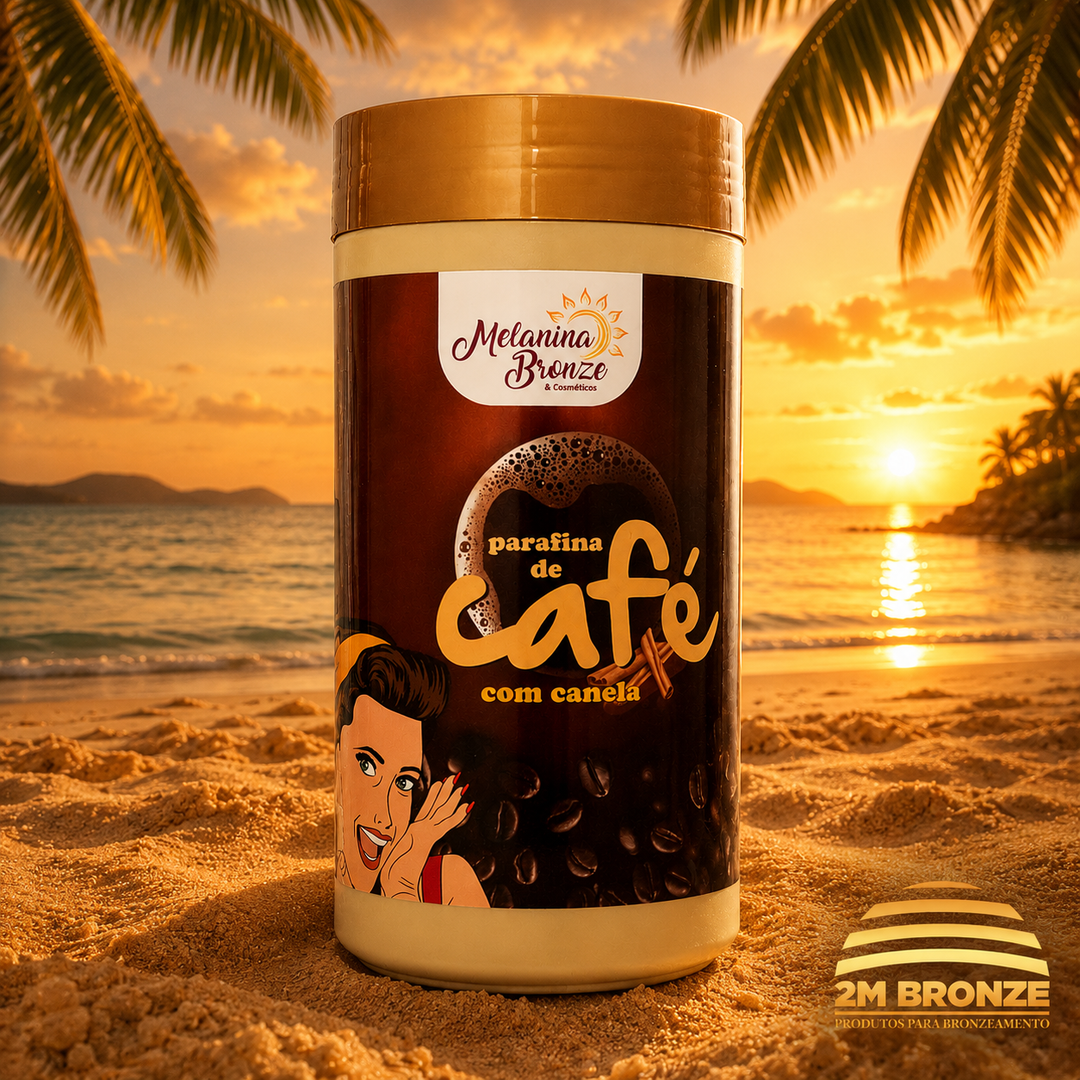 Melanina Bronze Parafina Café com Canela 930g