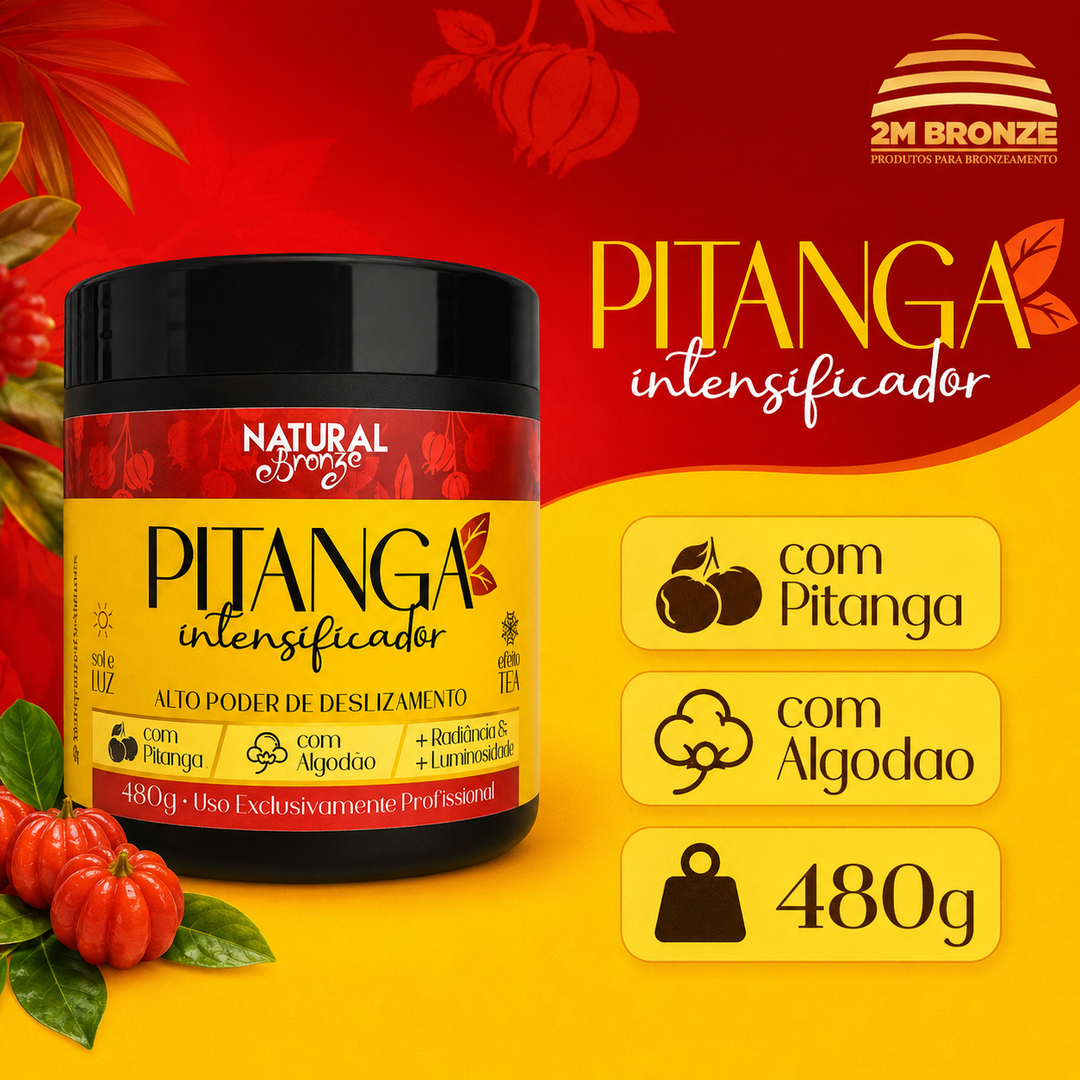 Natural Bronze Intensificador Creme Pitanga 480g