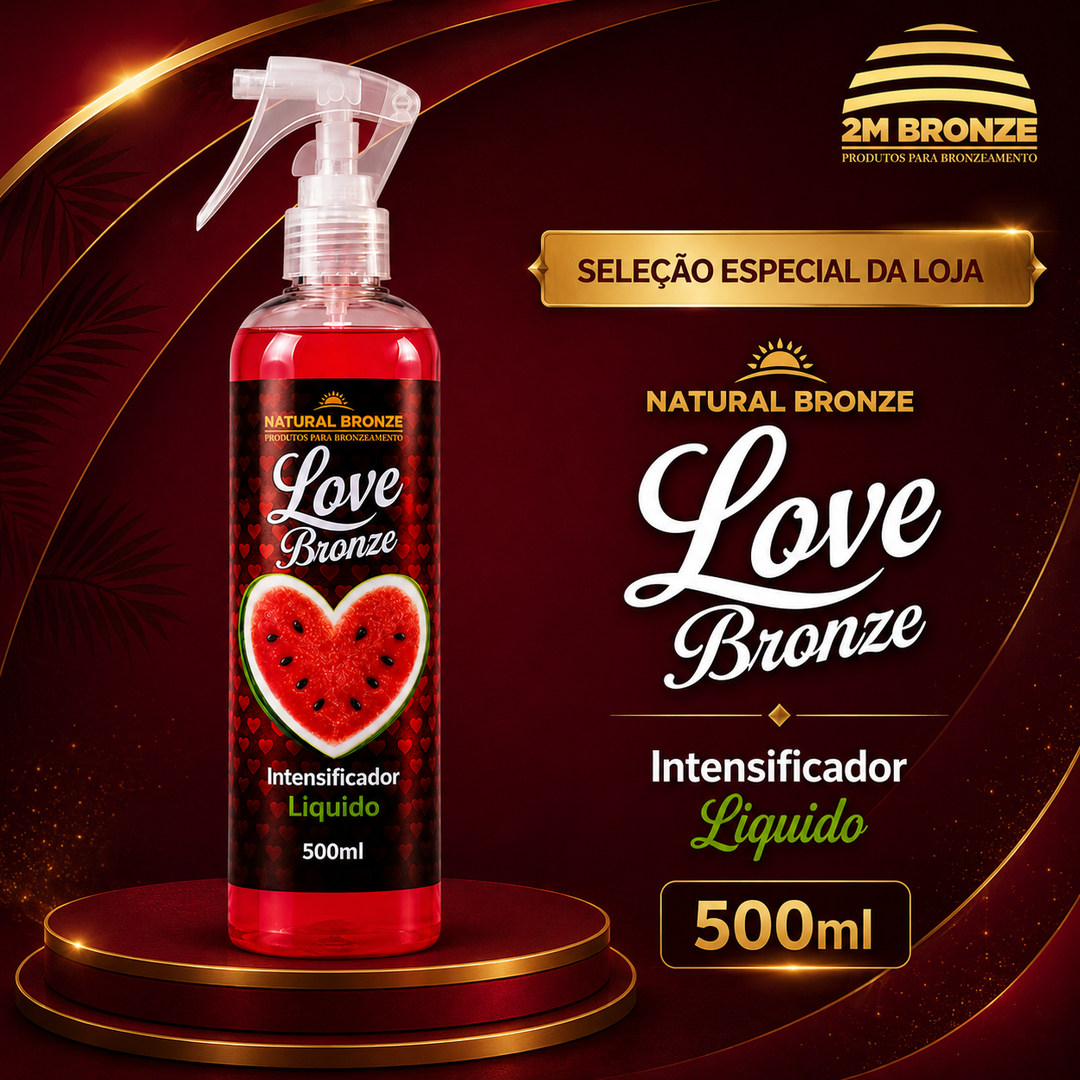 Natural Bronze Óleo Intensificador Bifásico Love Bronze 500ml