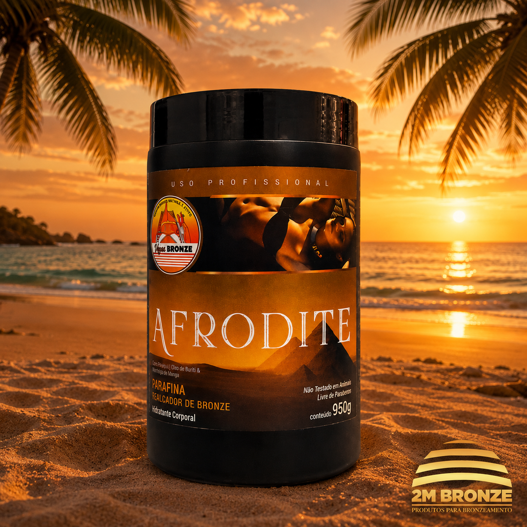 Vegas Bronze Parafina Afrodite Pele Negra 950g