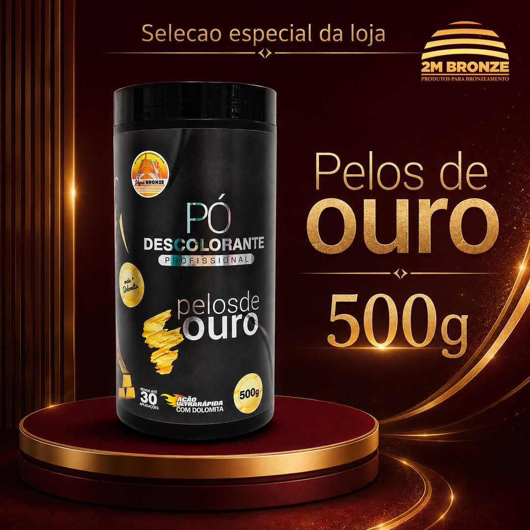 Vegas Bronze Pó Descolorante Pelos de Ouro 500g