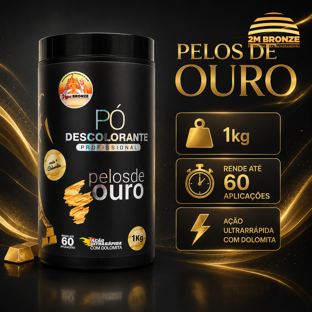 Vegas Bronze Pó Descolorante Pelos de Ouro 1kg