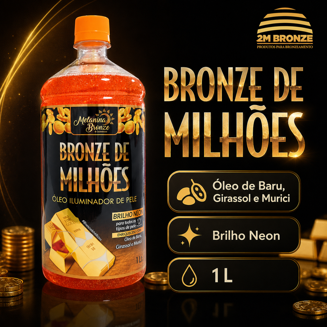 Melanina Bronze Óleo de Milhões 1L