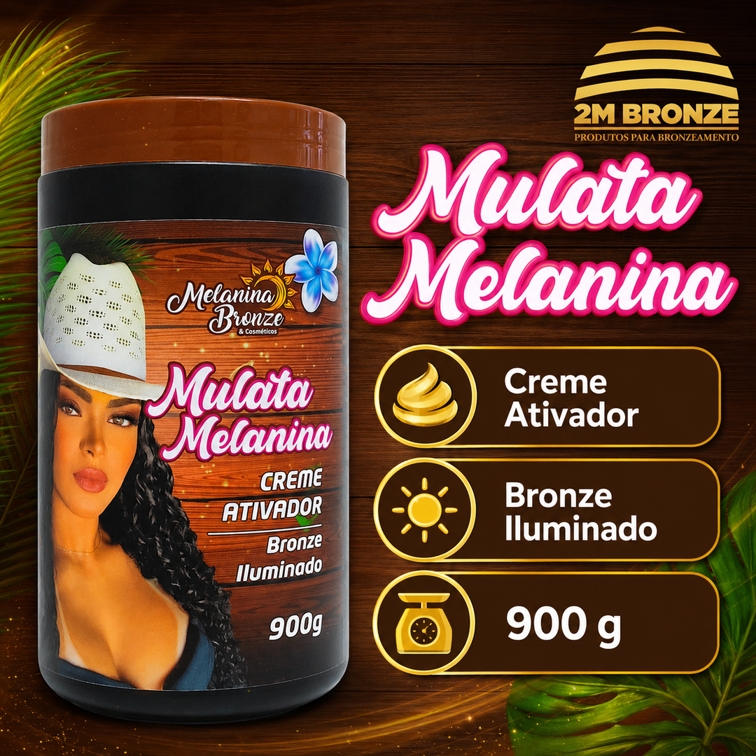 PROMOÇÃO!!! Melanina Bronze Ativador Mulata 900g