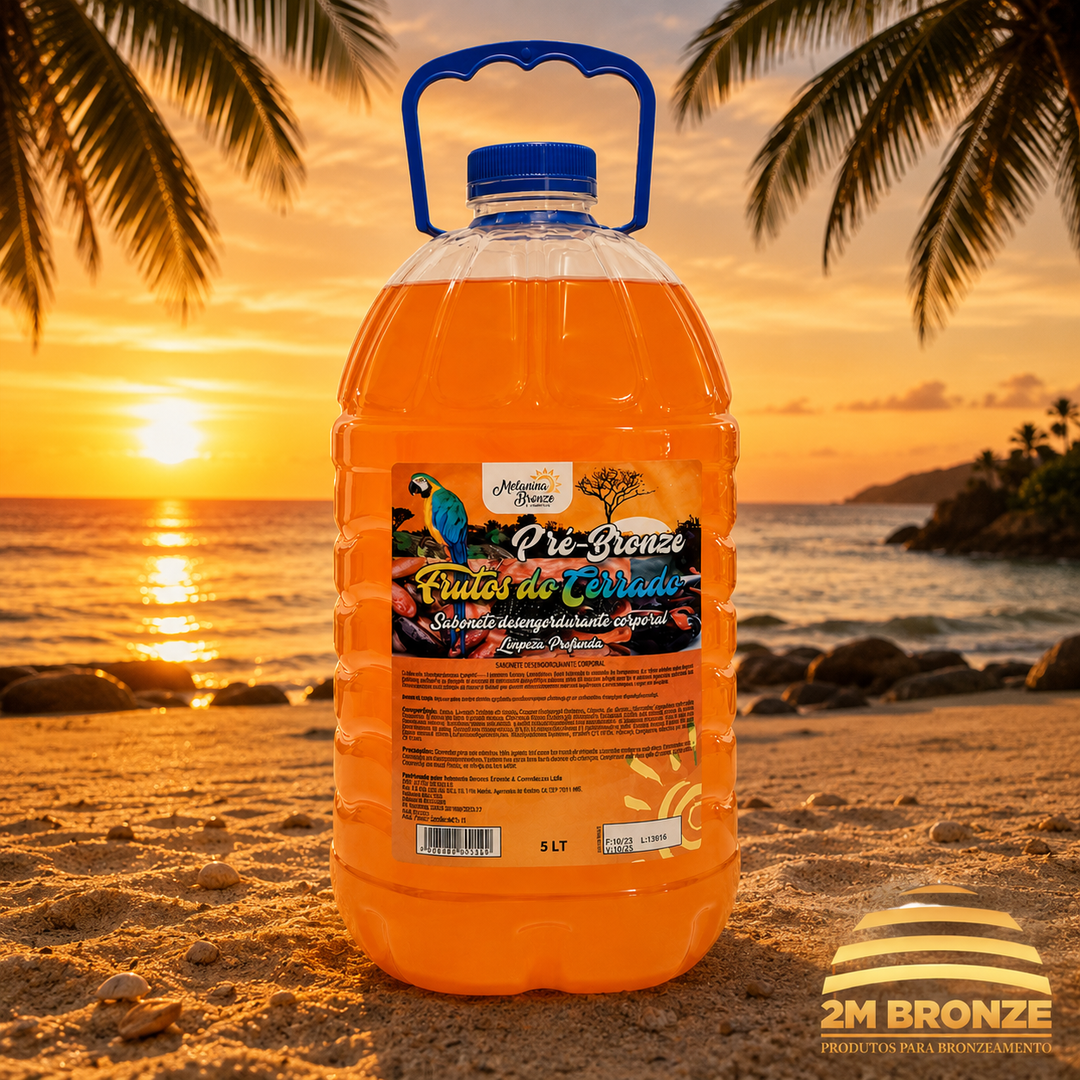 Melanina Bronze Sabonete Pré-Bronze 5l