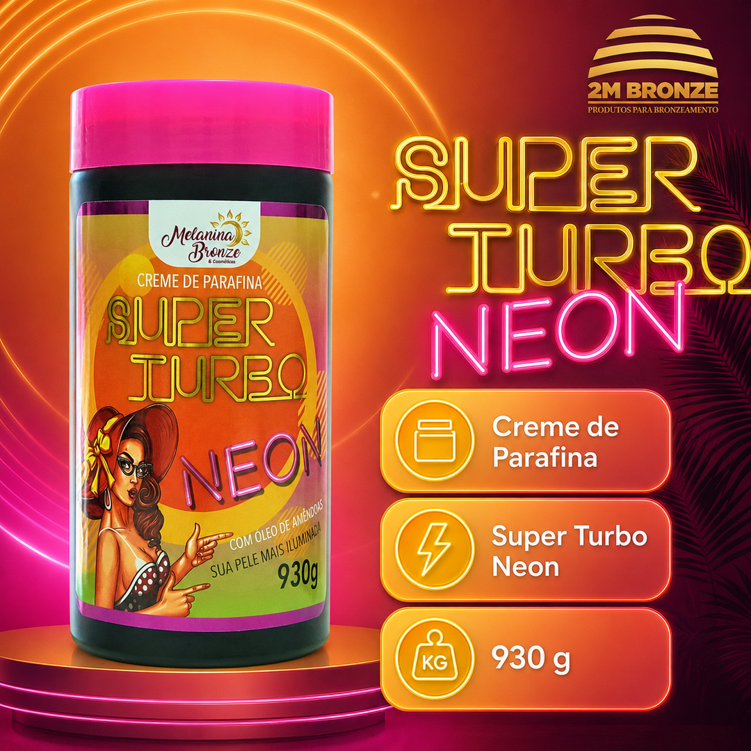 Melanina Bronze Parafina Super Turbo Neon 930g