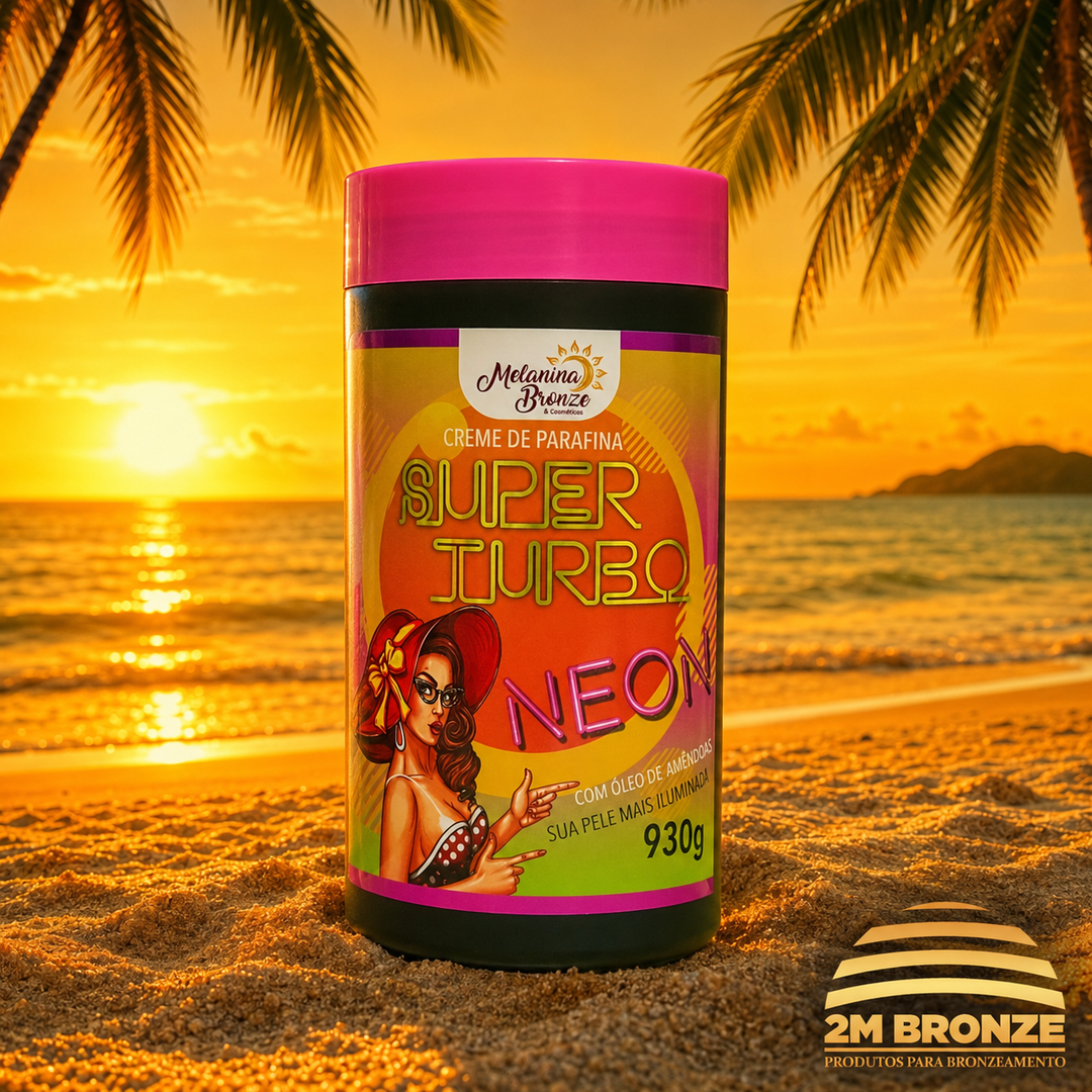 Melanina Bronze Parafina Super Turbo Neon 930g