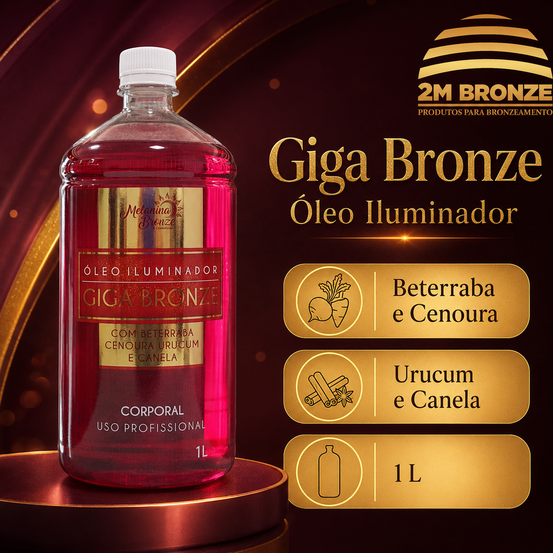 Melanina Bronze Óleo Giga Bronze  1l