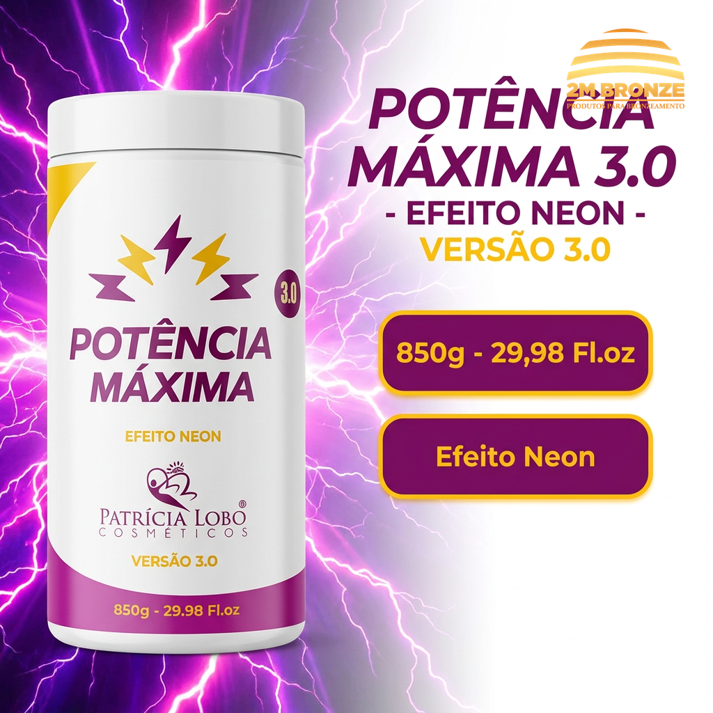 Patrícia Lobo Ativador Potência Máxima 3.0 Neon 850g
