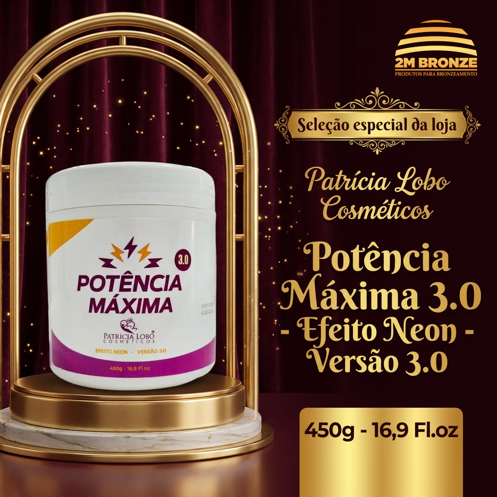 Patrícia Lobo Ativador Potência Máxima 3.0 Neon 450g