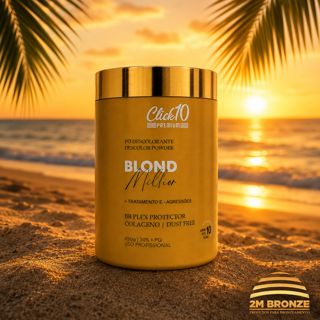 Click 10 Pó Descolorante Blond Millior 500g